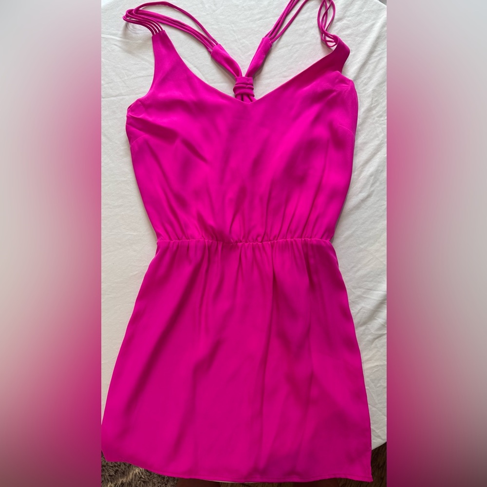 Amanda Uprichard Fuchsia Party Dress